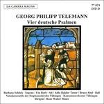 Vier Deutsche Psalmen - CD Audio di Georg Philipp Telemann