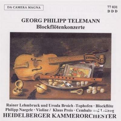 Blockfloeten Konzerte - CD Audio di Georg Philipp Telemann