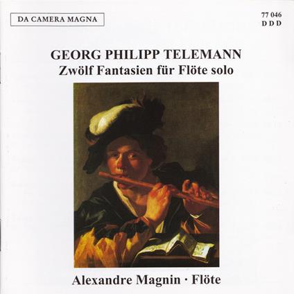 12 Fantasien fur Flote so - CD Audio di Georg Philipp Telemann