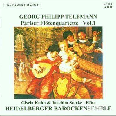Pariser Flotenquartette 1 - CD Audio di Georg Philipp Telemann