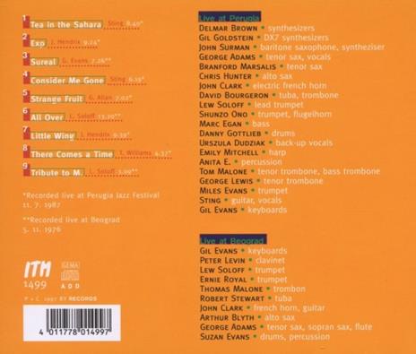 Strange Fruit - CD Audio di Sting,Gil Evans - 2