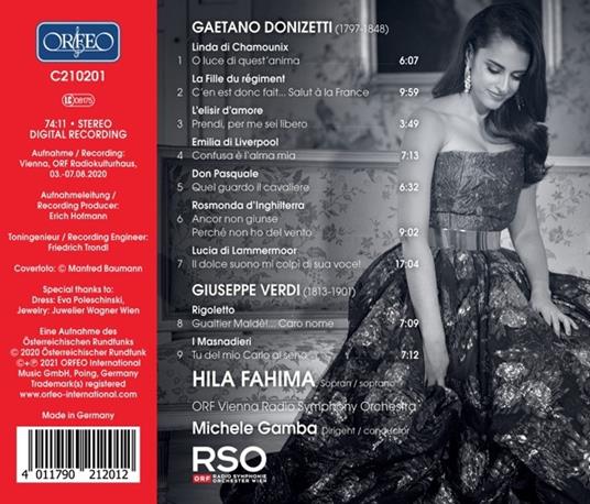 Hila Fahima: Opera Arias - CD Audio - 2