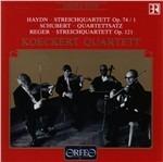 Quartetti per archi - CD Audio di Franz Joseph Haydn,Franz Schubert,Max Reger,Koeckert Quartet