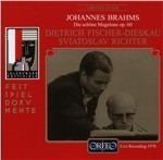 Die Schone Magelone op.33 - CD Audio di Johannes Brahms