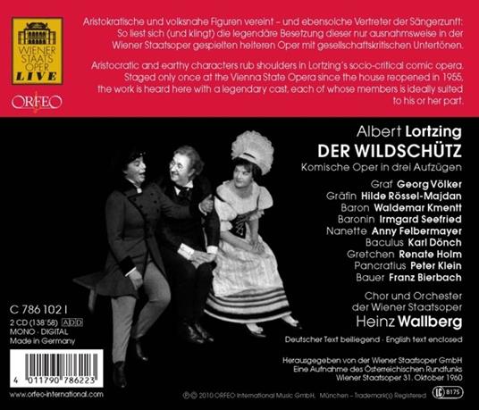 Der Wildschutz - CD Audio di Gustav Albert Lortzing - 2