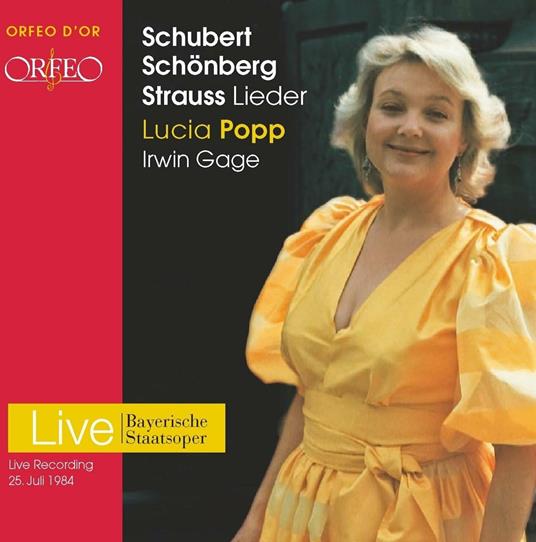 Lieder - CD Audio di Arnold Schönberg,Franz Schubert,Richard Strauss,Lucia Popp,Irwin Gage