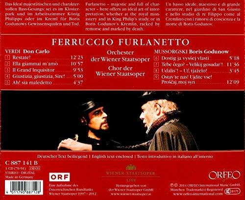 Don Carlo / Boris Godunov - CD Audio di Modest Mussorgsky,Giuseppe Verdi,Ferruccio Furlanetto,Orchestra dell'Opera di Stato di Vienna - 2