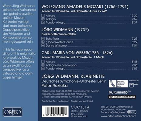 Concerti per Clarinetto - CD Audio di Jörg Widmann - 2