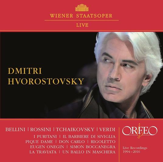 Live Recording 1994-2016 - CD Audio di Dmitri Hvorostovsky