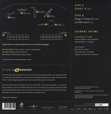 Studio Konzert - Vinile LP di Journal Intime - 2