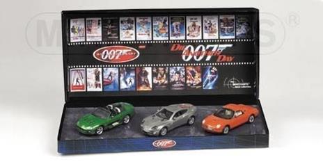 Pm402041202 Aston Martin V12/Ford Thunderbird/Jaguar Xkr J.Bond Set Pz.3 1.43 Modellino Minichamps - 2