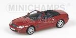 400031032 Mercedes Benz Sl-Class 2001 Red Metallic Modellino Minichamps