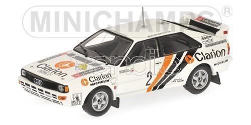 Pm430841902 Audi Quattro N.2 Swedish Rally 1984 Eklund 1.43 Modellino Minichamps - 2