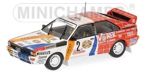 Pm430841991 Audi Quattro N.2 Winner Hunsruck Rally 1984 Demuth/Lux 1.43 Modellino Minichamps - 2