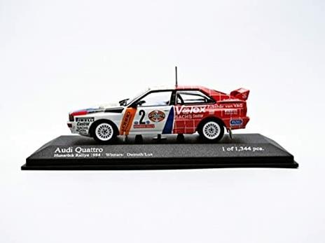 Pm430841991 Audi Quattro N.2 Winner Hunsruck Rally 1984 Demuth/Lux 1.43 Modellino Minichamps - 3