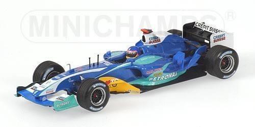 Pm400050011 Sauber J.Villeneuve 2005 1.43 Modellino Minichamps - 2