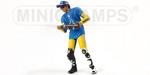 Valentino Rossi Pilota Standing Figure Podio Sachsenring 2006 1:12 Model Rip312060296