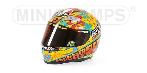 Casco Helmet AGV Valentino Rossi GP Valencia 2003 1:2 Replica Model  RIP327030086 - Minichamps - Statico - Giocattoli | IBS