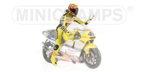 Valentino Rossi Pilota Figure World Champion 2001 1:12 Model Rip312010046