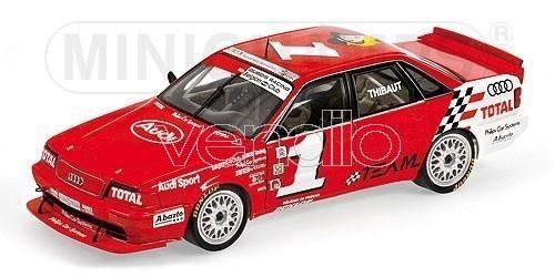 Pm400931401 Audi V8 Evolution Total N.1 P.A.Thibaut 1993 1.43 Modellino Minichamps