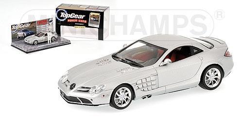 Mercedes Benz Mclaren Slr Silver Top Gear With Figurine 1:43 Model Rip519433300