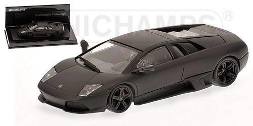 Pm436103921 Lamborghini Murcielago 2006 Matt Black 1.43 Modellino Minichamps