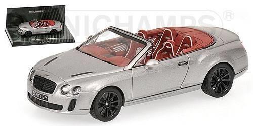 Pm436139970 Bentley Continental Supersports Cabriolet 2010 Silver 1.43 Modellino Minichamps - 2