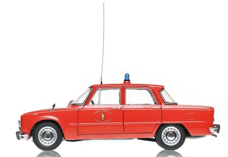 Alfa Romeo Giulia 1300Cc Vigili Del Fuoco 1966 Exclusive 1:18 Model Rip183120992 - 2