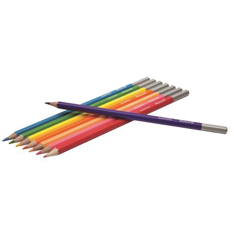 Pastelli acquerellabili Pelikan. Confezione 12 matite colorate + Pennello - 2