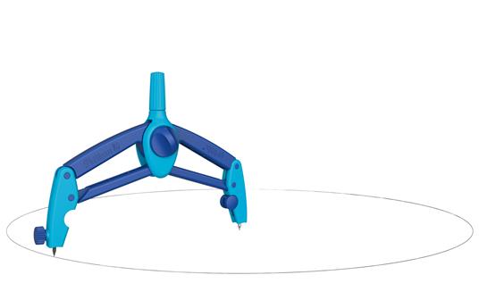 Pelikan - Griffix - Forbici per Bambini - Blu - Destrimani - Per Scuola
