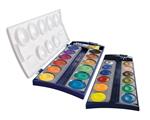 Pelikan K24 pittura ad acqua Nero, Blu, Ciano, Verde, Arancione, Giallo 24 pezzo(i)