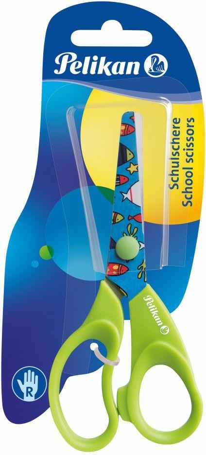 Forbici scolastiche Pelikan 13 cm. Con punta arrotondata linea Fancy per la  scuola - Pelikan - Cartoleria e scuola