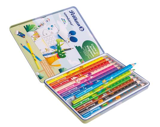 TinyGeeks Matite Colorate Jumbo – NUOVO 2023-11 Matite Colorate per Bambini  e Matita Arcobaleno Extra + Temperamatite + Perfetto per i giovani scolari  + Raccomandato dagli Insegnanti. – Giochi e Prodotti per l'Età Evolutiva