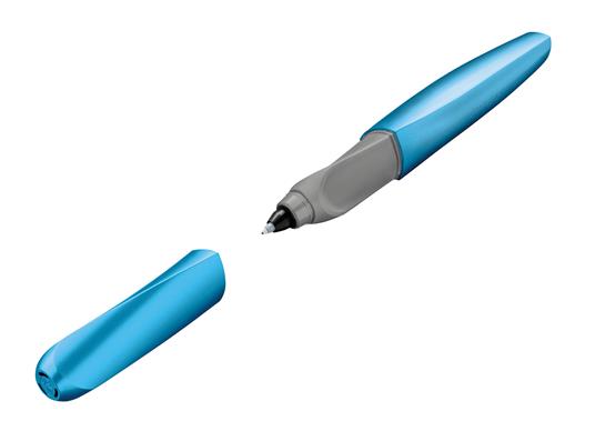 Penna sferografica Pelikan Twist ricaricabile per destrimani e mancini,  impugnatura ergonomica triangolare Frosted Blue - Pelikan - Cartoleria e  scuola