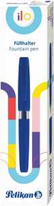 Cartoleria Penna stilografica Pelikan ILO. Con impugnatura ergonomica extra-soft, per mancini e destri, blu Pelikan