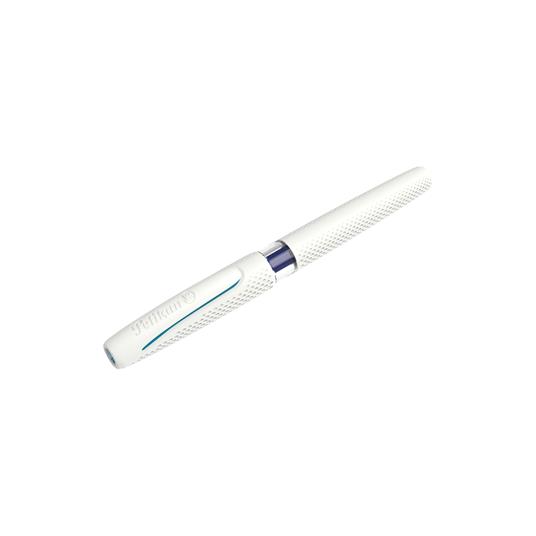 Penna stilografica Pelikan ILO. Con impugnatura ergonomica extra-soft, per mancini e destri, bianco - 3