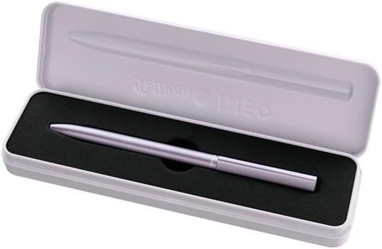 Penna a sfera Design Ineo Lavander ricaricabile in astuccio di metallo