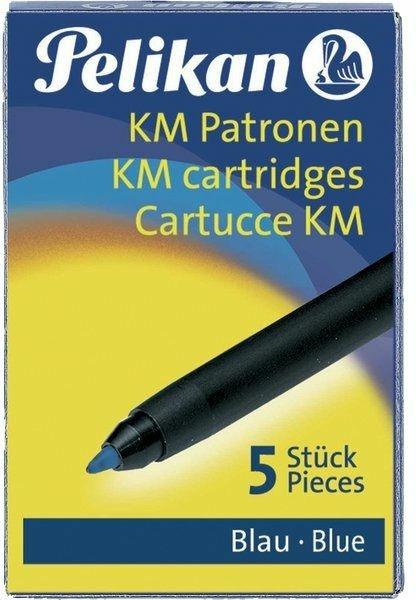 Cartucce per sferografica Pelikan KM/5 blu royal. Confezione 5 pezzi