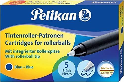 Set cartucce sferografiche Pelikan KM5. Con 10 refill, 2 scatole da 5 cartucce, Blu Royal, per serie Grand Prix, Twist e Griffix - 2