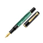 Pelikan 984187 penna stilografica Sistema di riempimento della cartuccia Verde, Color marmo 1 pz