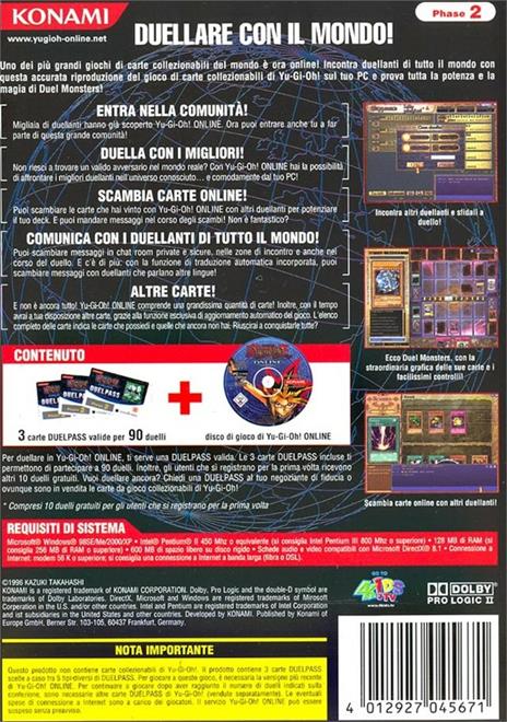 Yu-Gi-Oh! Online CD + 3 Dual Pass Fase 2 - 8