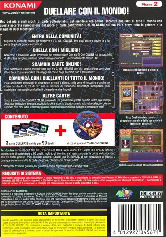 Yu-Gi-Oh! Online CD + 3 Dual Pass Fase 2 - 8