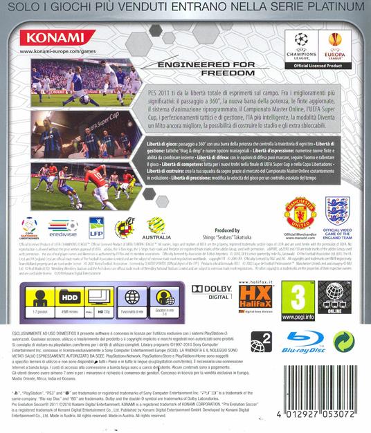 Pro Evolution Soccer 2011 Platinum - 3