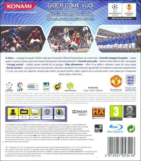 Pro Evolution Soccer 2012 - 13