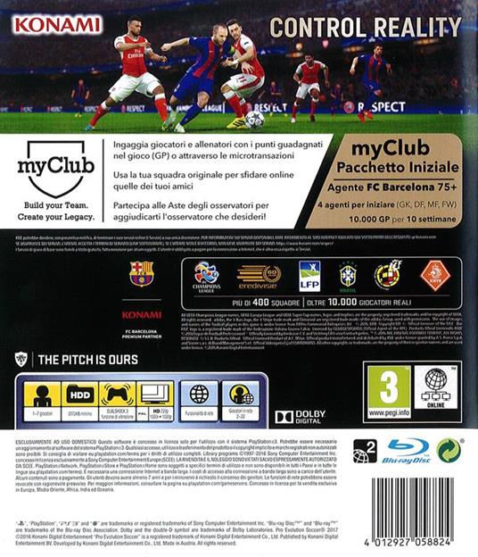 PES 2017 Pro Evolution Soccer - PS3 - 8