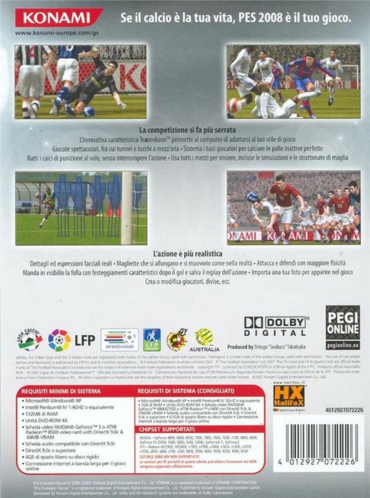 Pro Evolution Soccer 2008 - 9