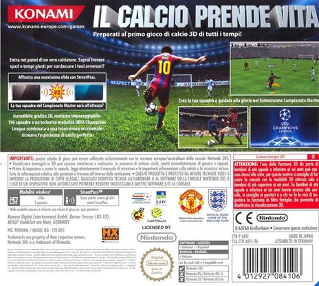Pro Evolution Soccer 2011 3D - 3