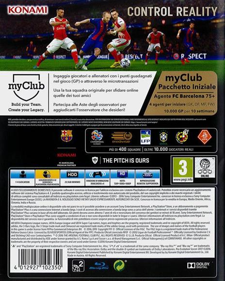 PES 2017 Pro Evolution Soccer - PS4 - 5