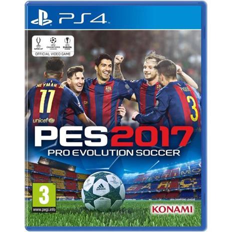 PES 2017 Pro Evolution Soccer - PS4