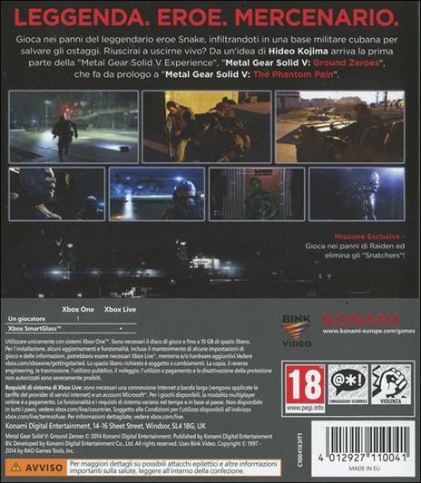 Metal Gear Solid V: Ground Zeroes - XONE - 8